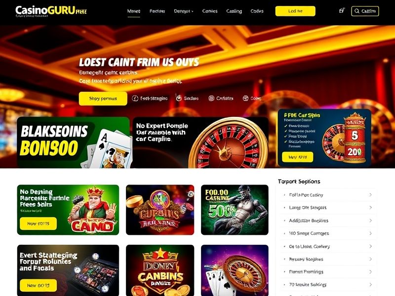 Get expert advice and free resources from a casino guru! Discover game strategies, bonus tips, and reviews for online casinos. Play smarter without spending more.